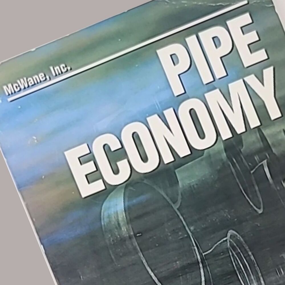 McWane PIPE ECONOMY 2000 Complete Catalog Reference Manual Industrial